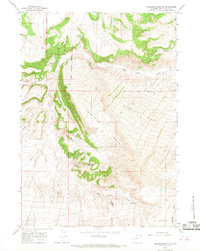 Download a high-resolution, GPS-compatible USGS topo map for Nostrum Mountain, WY (1968 edition)