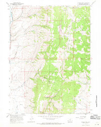 Download a high-resolution, GPS-compatible USGS topo map for Nugent Park, WY (1971 edition)