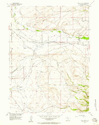 Download a high-resolution, GPS-compatible USGS topo map for Oberg Ranch, WY (1957 edition)