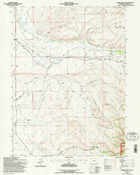 Download a high-resolution, GPS-compatible USGS topo map for Oberg Ranch, WY (1996 edition)