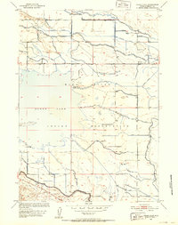 Download a high-resolution, GPS-compatible USGS topo map for Ocean Lake, WY (1952 edition)
