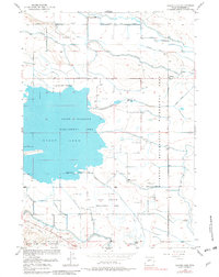Download a high-resolution, GPS-compatible USGS topo map for Ocean Lake, WY (1982 edition)