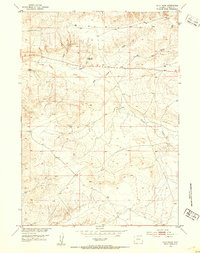 Download a high-resolution, GPS-compatible USGS topo map for Ocla Draw, WY (1953 edition)