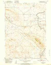 Download a high-resolution, GPS-compatible USGS topo map for Oil Mountain, WY (1952 edition)
