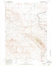Download a high-resolution, GPS-compatible USGS topo map for Oil Mountain, WY (1971 edition)