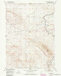 Download a high-resolution, GPS-compatible USGS topo map for Oil Mountain, WY (1985 edition)