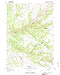 Download a high-resolution, GPS-compatible USGS topo map for Old Maid Gulch, WY (1970 edition)