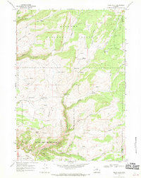 Download a high-resolution, GPS-compatible USGS topo map for Onion Gulch, WY (1970 edition)