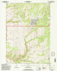 Download a high-resolution, GPS-compatible USGS topo map for Onion Gulch, WY (1997 edition)