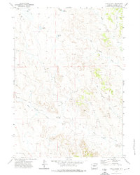 Download a high-resolution, GPS-compatible USGS topo map for Open A Ranch, WY (1974 edition)
