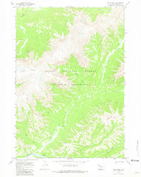 Download a high-resolution, GPS-compatible USGS topo map for Open Creek, WY (1981 edition)