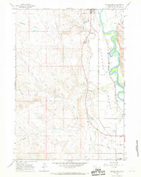 Download a high-resolution, GPS-compatible USGS topo map for Orchard Bench, WY (1969 edition)
