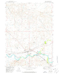Download a high-resolution, GPS-compatible USGS topo map for Orin, WY (1977 edition)