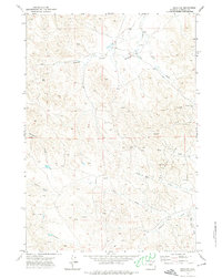 Download a high-resolution, GPS-compatible USGS topo map for Oriva NW, WY (1974 edition)