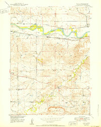Download a high-resolution, GPS-compatible USGS topo map for Orpha, WY (1950 edition)