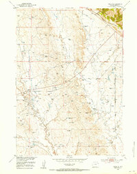 Download a high-resolution, GPS-compatible USGS topo map for Osage SE, WY (1953 edition)