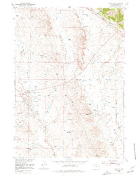 Download a high-resolution, GPS-compatible USGS topo map for Osage SE, WY (1977 edition)