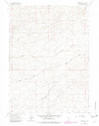 Download a high-resolution, GPS-compatible USGS topo map for Osborne Well, WY (1982 edition)
