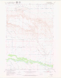 Download a high-resolution, GPS-compatible USGS topo map for Otto, WY (1979 edition)