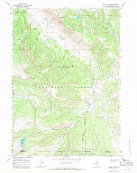 preview thumbnail of historical topo map of Teton County, WY in 1967
