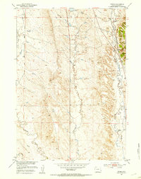 Download a high-resolution, GPS-compatible USGS topo map for Owens, WY (1953 edition)