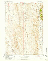 Download a high-resolution, GPS-compatible USGS topo map for Owens, WY (1958 edition)
