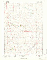 Download a high-resolution, GPS-compatible USGS topo map for P O Ranch, WY (1964 edition)