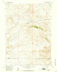 Download a high-resolution, GPS-compatible USGS topo map for Pacific Springs, WY (1960 edition)