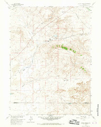 Download a high-resolution, GPS-compatible USGS topo map for Pacific Springs, WY (1967 edition)