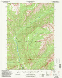Download a high-resolution, GPS-compatible USGS topo map for Pahaska Tepee, WY (1997 edition)