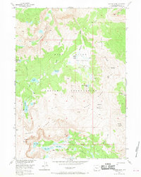 Download a high-resolution, GPS-compatible USGS topo map for Paradise Basin, WY (1970 edition)