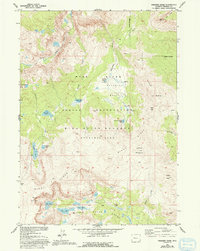 preview thumbnail of historical topo map of Fremont County, WY in 1952
