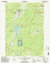 Download a high-resolution, GPS-compatible USGS topo map for Park Reservoir, WY (1997 edition)
