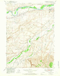 Download a high-resolution, GPS-compatible USGS topo map for Parkerton, WY (1966 edition)