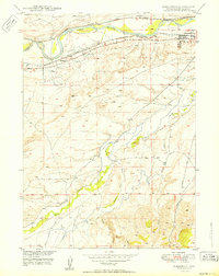 Download a high-resolution, GPS-compatible USGS topo map for Parkerton, WY (1950 edition)