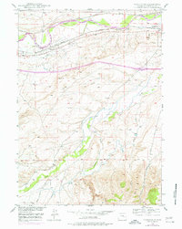Download a high-resolution, GPS-compatible USGS topo map for Parkerton, WY (1977 edition)