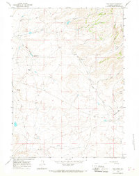 Download a high-resolution, GPS-compatible USGS topo map for Pass Creek, WY (1968 edition)