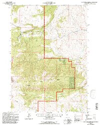 Download a high-resolution, GPS-compatible USGS topo map for Pat O Hara Mountain, WY (1997 edition)