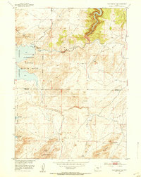 Download a high-resolution, GPS-compatible USGS topo map for Pathfinder Dam, WY (1953 edition)