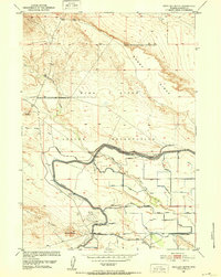Download a high-resolution, GPS-compatible USGS topo map for Pavillion Butte, WY (1952 edition)