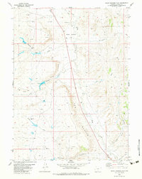 preview thumbnail of historical topo map of Carbon County, WY in 1982
