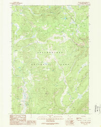 Download a high-resolution, GPS-compatible USGS topo map for Pelican Cone, WY (1989 edition)