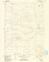 Download a high-resolution, GPS-compatible USGS topo map for Petsch Reservoir, WY (1993 edition)