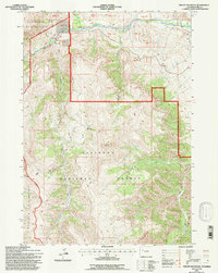 Download a high-resolution, GPS-compatible USGS topo map for Phelps Mountain, WY (1997 edition)