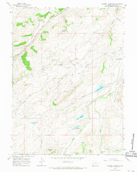 Download a high-resolution, GPS-compatible USGS topo map for Piedmont Reservoir, WY (1968 edition)