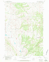 Download a high-resolution, GPS-compatible USGS topo map for Pierce Draw, WY (1971 edition)