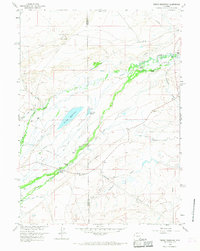 Download a high-resolution, GPS-compatible USGS topo map for Pierce Reservoir, WY (1968 edition)