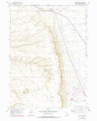 Download a high-resolution, GPS-compatible USGS topo map for Pilot Butte, WY (1978 edition)