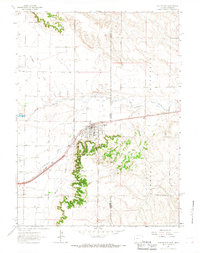 Download a high-resolution, GPS-compatible USGS topo map for Pine Bluffs, WY (1967 edition)