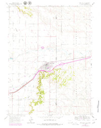 Download a high-resolution, GPS-compatible USGS topo map for Pine Bluffs, WY (1979 edition)